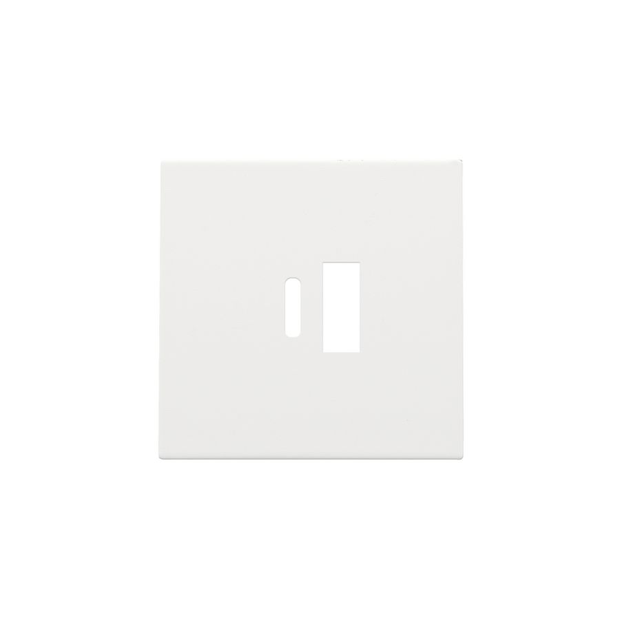 Afwerkingsset dubbele smart USB-A-/USB-C-lader white c.