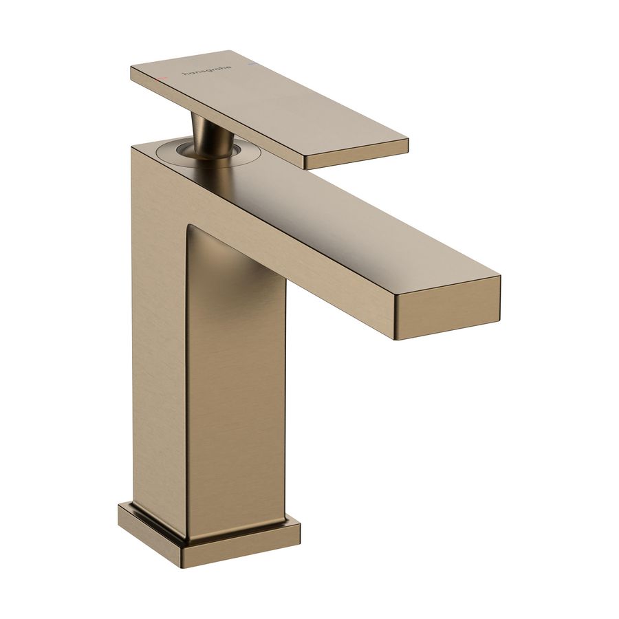 Tecturis E 1-hendel wastafelmengkraan 110 brushed bronze incl. waste-inrichting