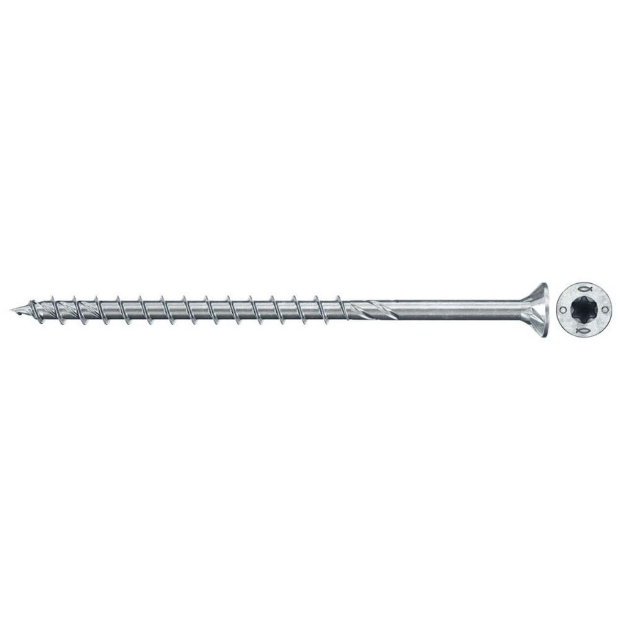 Spaanplaatschroef PF-II 6X90mm PK T30 deeldraad VVE=200