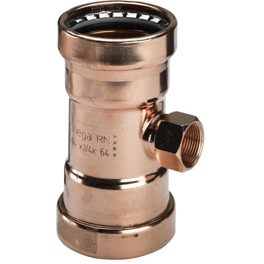 T-koppeling verlopend Profipress XL koper 88,9x2" bn.x88,9mm