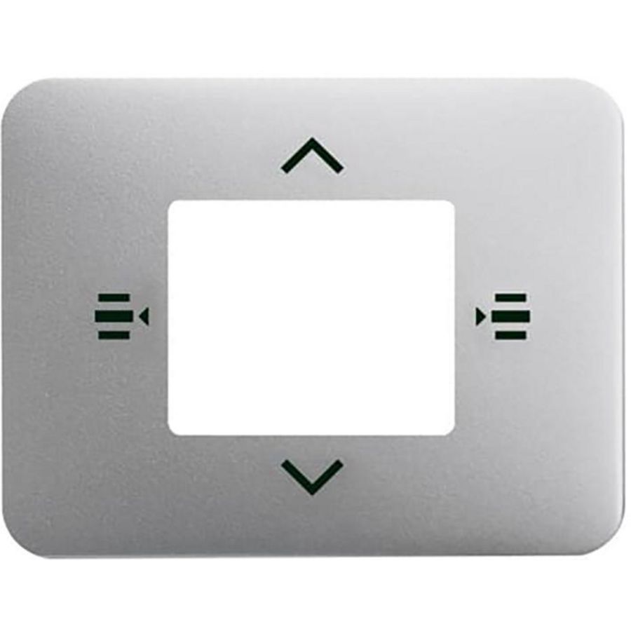 Afdekplaat 6-voudig bedieningselement KNX jaloezie titanium