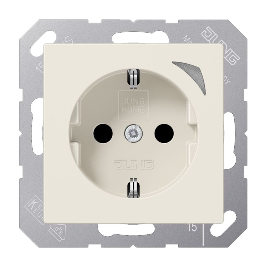 Wandcontactdoos A(S)500 wit Saf.+ HOME