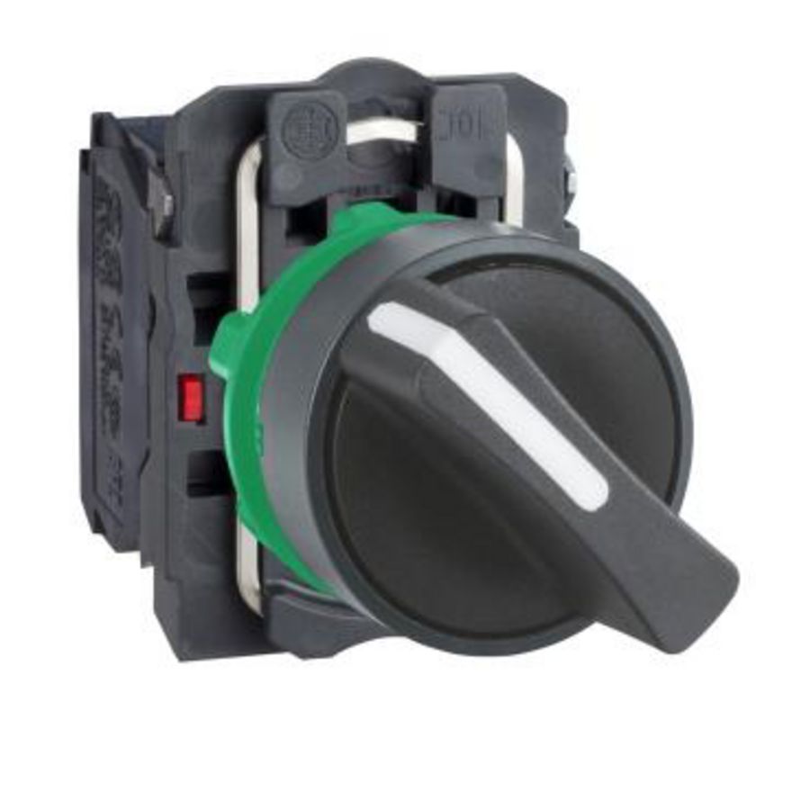 Keuzeschakelaar Kunststof 2 standen Blijft in stand