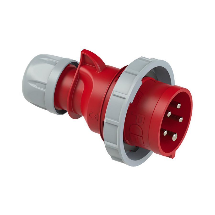 CEE-stekker / contactstop 16A 5p 400V 6h rood IP67 Shark VVE=10