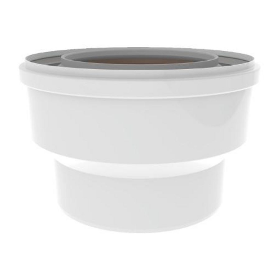 TwinSafe verloop (vergroter)  PP Concentrisch 60/100 - 80/125