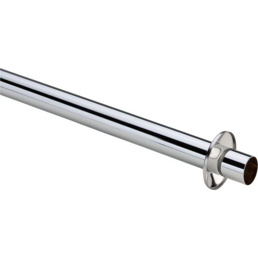 Vloerbuis v. urinoir 1.1/4" 32x500mm chroom m.rozet