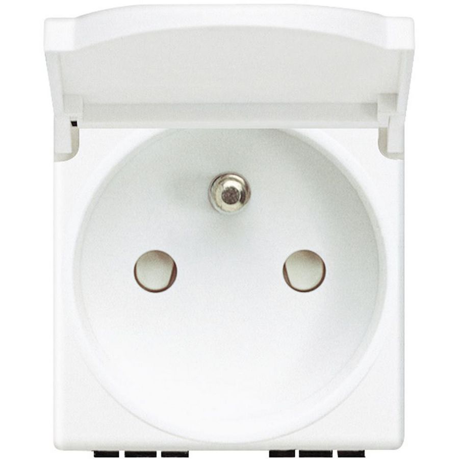 Wandcontactdoos + PA klapdeksel + lamp BTN4145 Livinglight