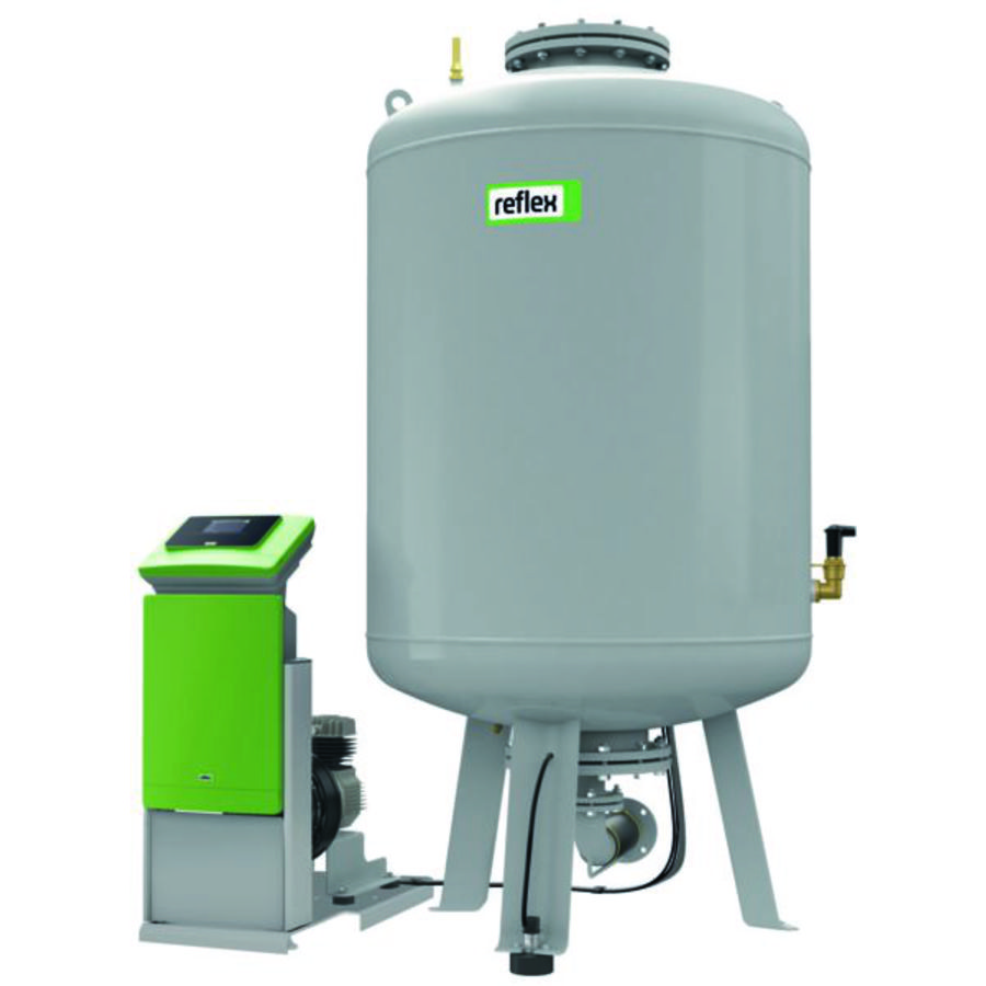 Basisvat REFLEXOMAT RG5000 grijs max. 6bar tbv drukbehoudautomaten