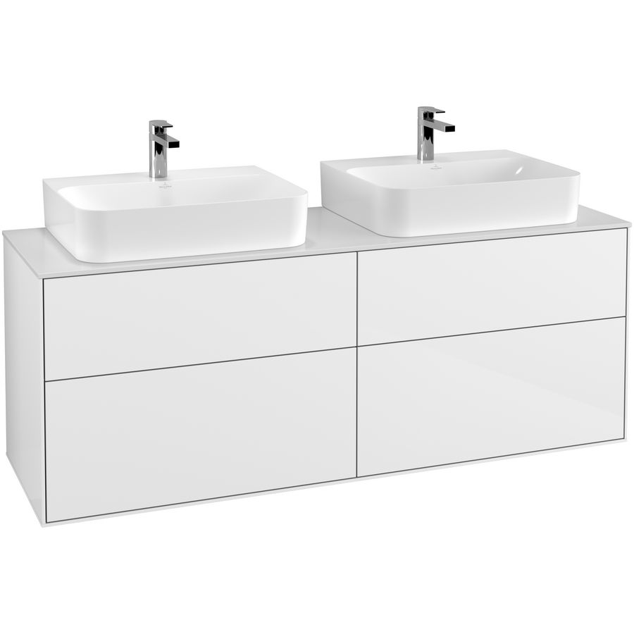 Wastafelonderkast Finion 1600x603x501mm G.White.L F18100GF
