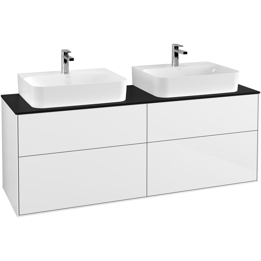 Wastafelonderkast Finion 1600x603x501mm G.White.L F18200GF