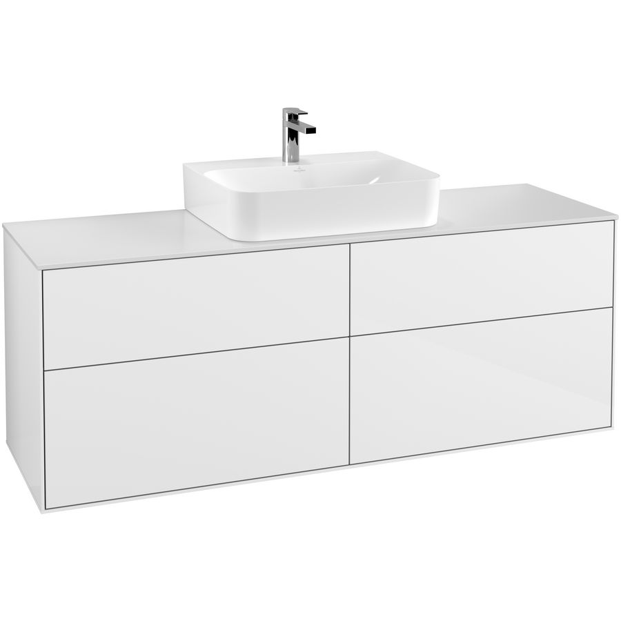 Wastafelonderkast Finion 1600x603x501mm G.White.L F19100GF