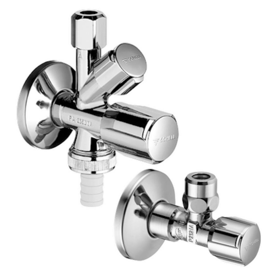 Kraanaansluitset COMFORT zelfdichtend 1/2" chroom