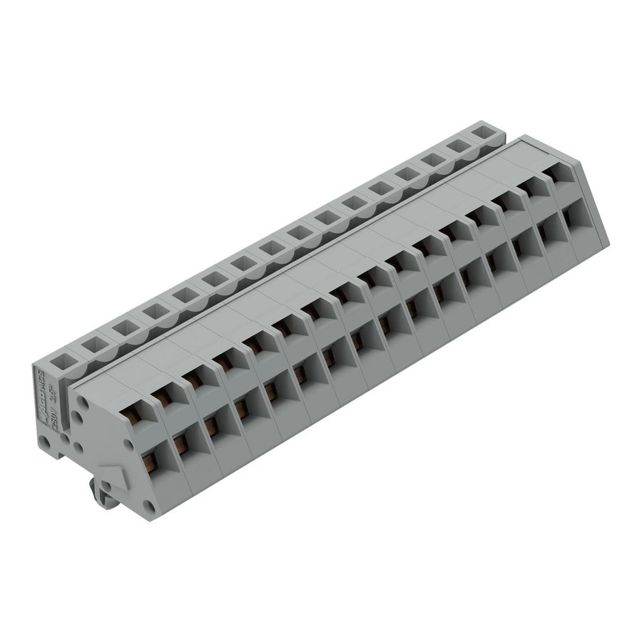 1-draads FE steker HA 2,5mm² grijs 731-516/008-000 VVE=25