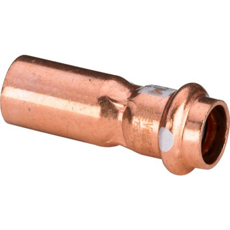 Verloopstuk Met Sc 28x22mm koper/blank VVE=5