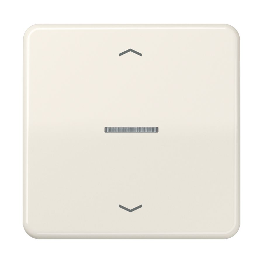 Stuurafdekking CD 1voudig wit pijl HOME