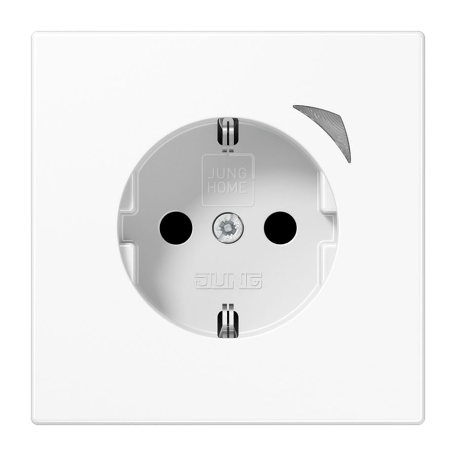 Wandcontactdoos LS990 alpinwit Saf.+ HOME