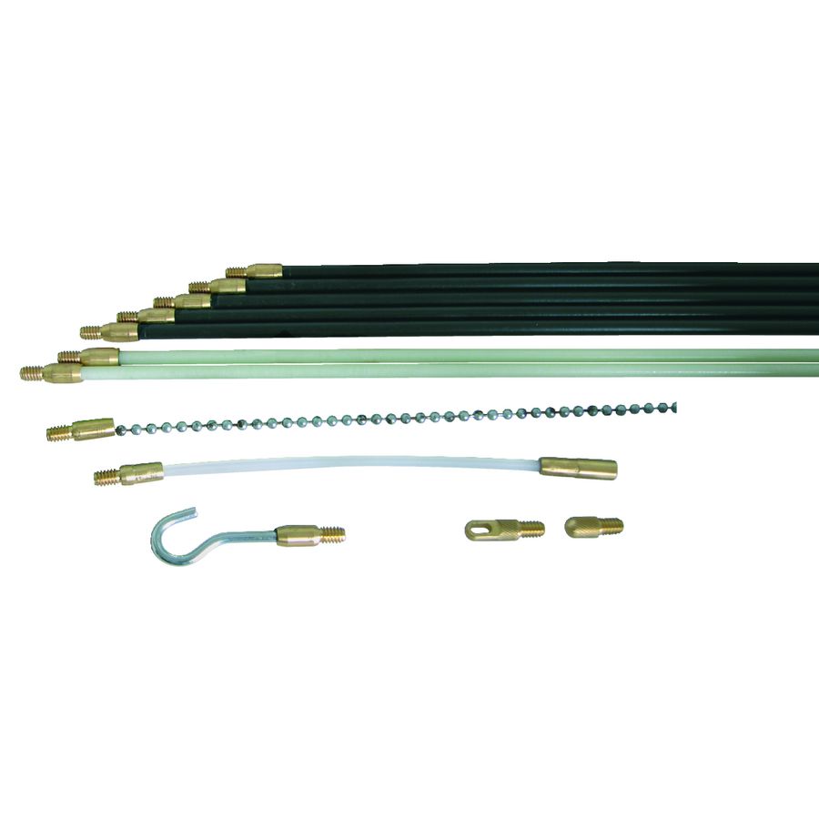 Glasvezel-schuifstangen Set 7 m