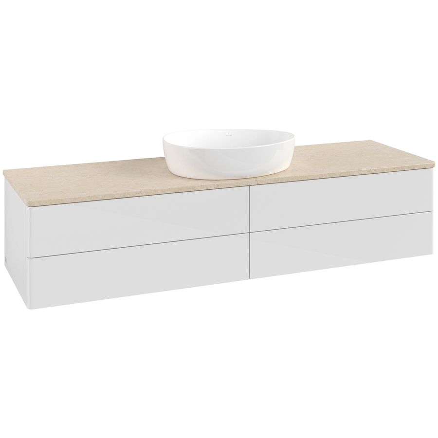 Wastafelonderkast Antao 1600x360x500mm G.White.L K25013GF