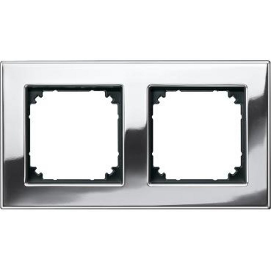 Afdekraam-M-Elegance-2-voudig-Metaal-Chroom