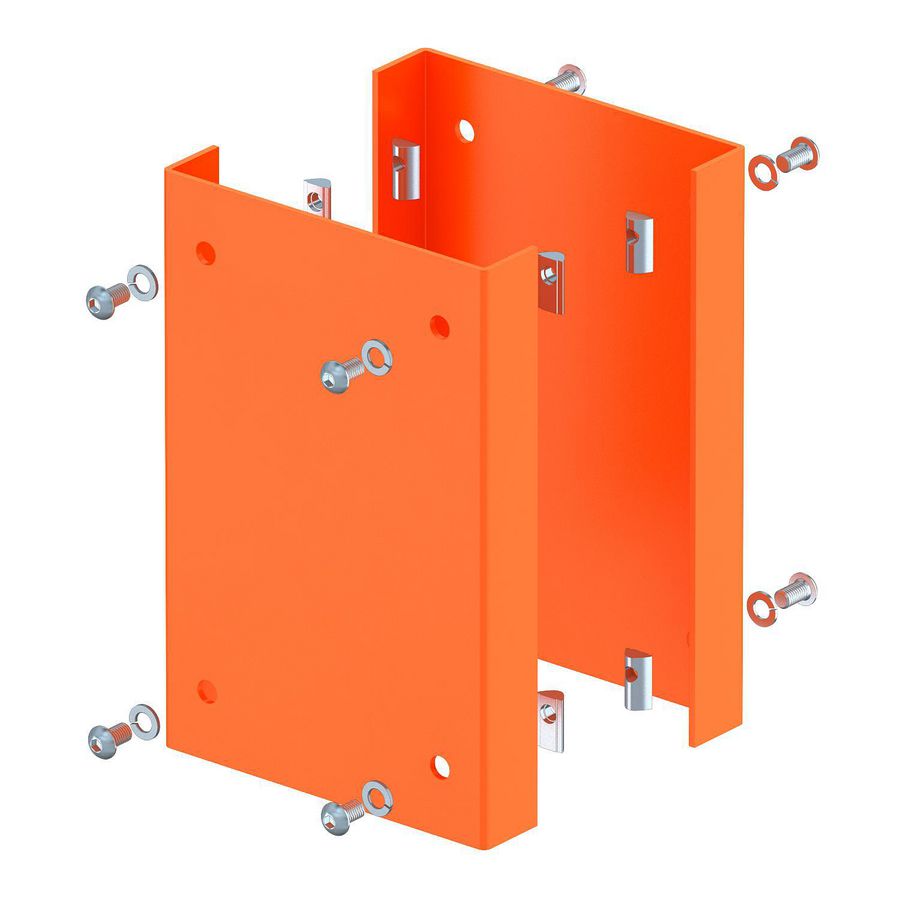 Bots bescherming industriezuil 250x166x33mm staal