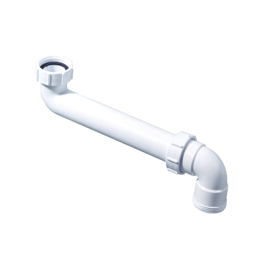Bocht ruimtebesparend PP wit 1.1/2"wartelx1.1/2"bu.dr. McAlpine