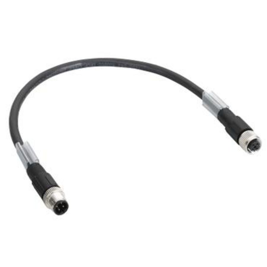Serieschakeling buskabel Recht M12B m/v 10m Modicon TM7
