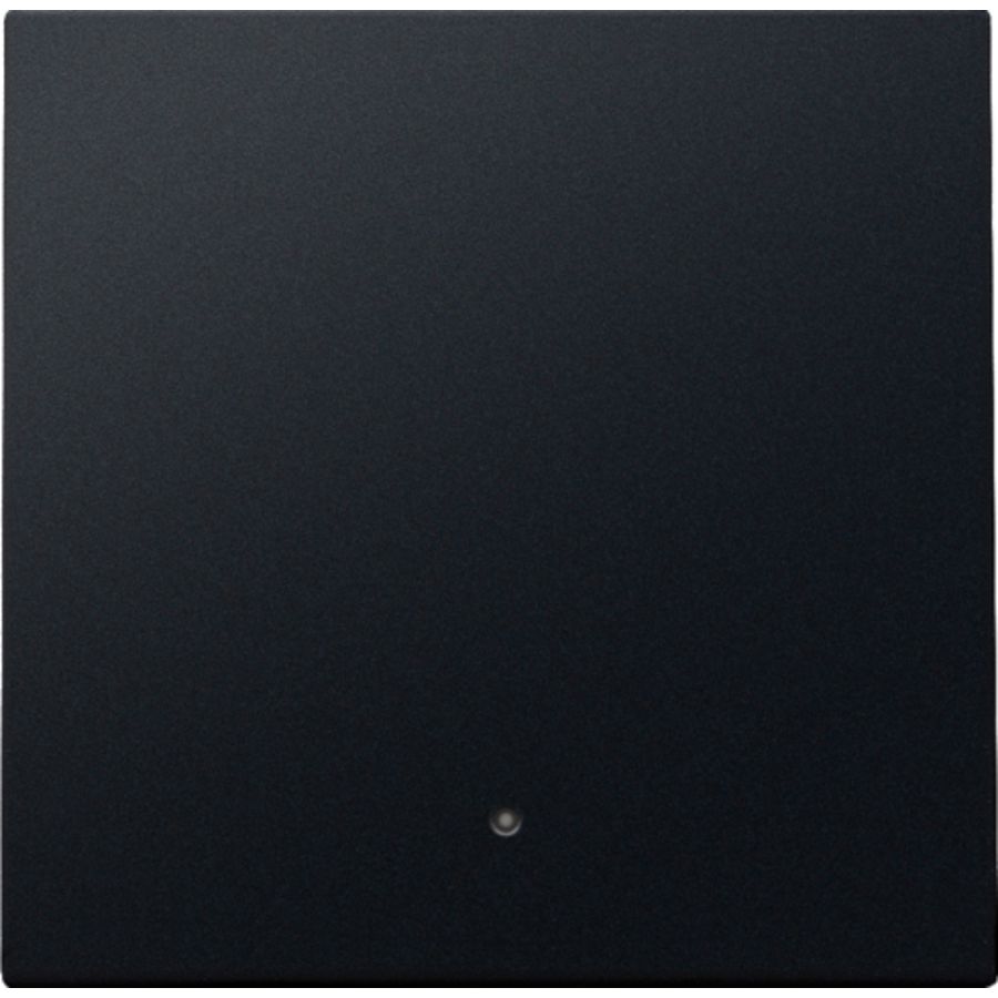 Afwerkingsset lens enkelvoudige elektr. Schakelaar black c.