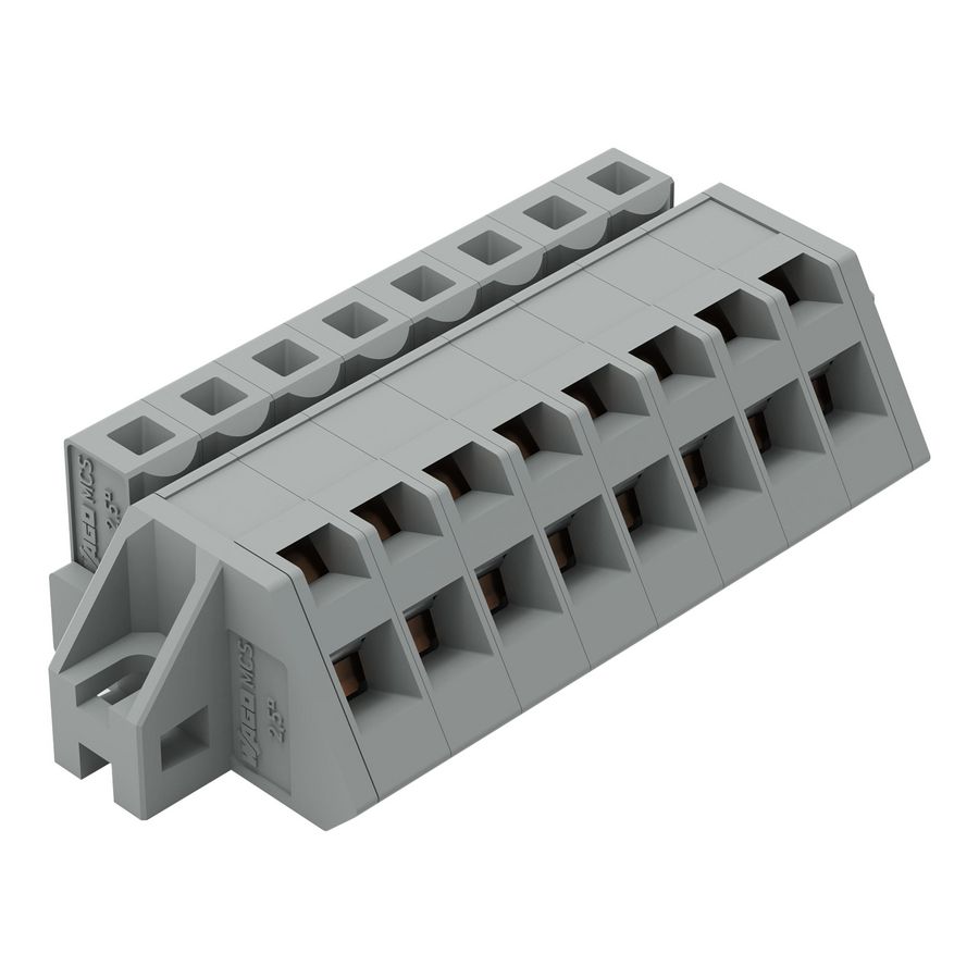 1-draads FE steker HA 2,5mm² grijs 731-508/031-000 VVE=50