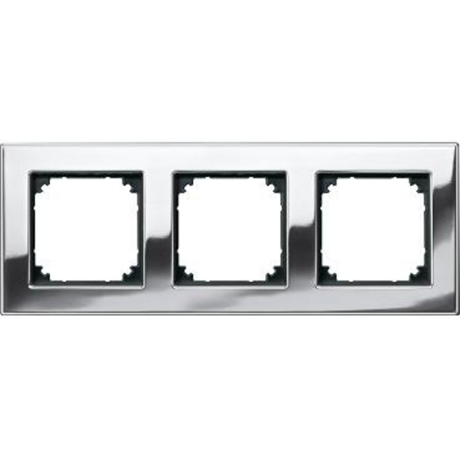 Afdekraam-M-Elegance-3-voudig-Metaal-Chroom