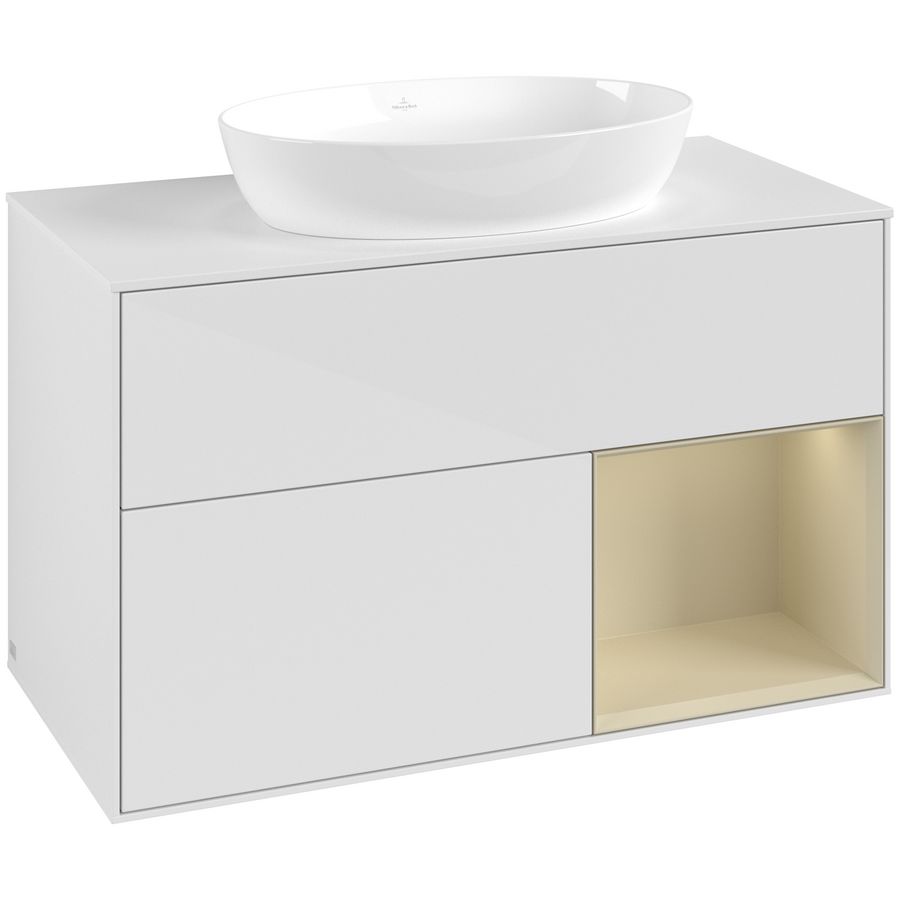Wastafelonderkast Finion 1000x603x501mm G.White.L FA21HJGF