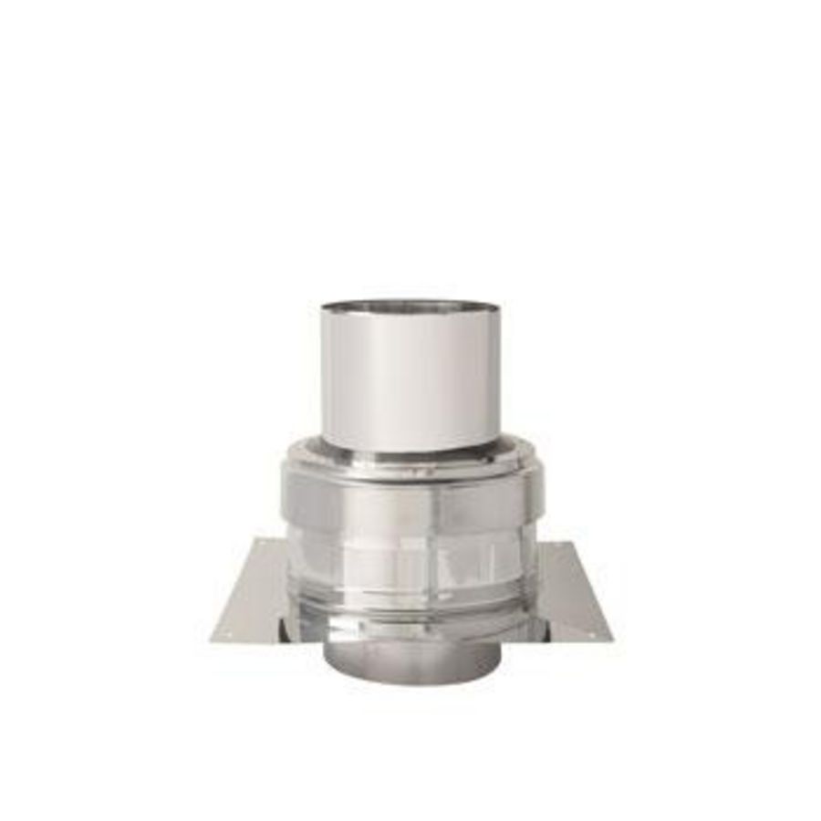 Schoorsteenafdekking Rolux cascade + uitmonding 125mm