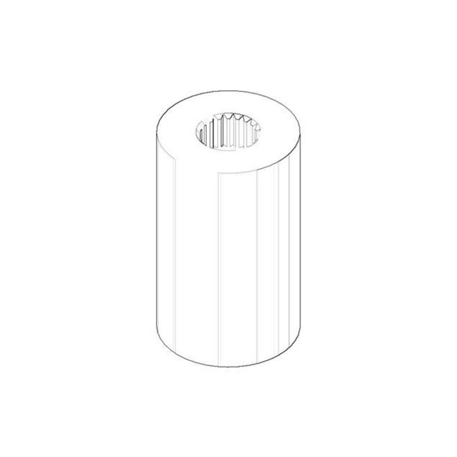 Bevestiging kapmontage 18x30mm 09121202290