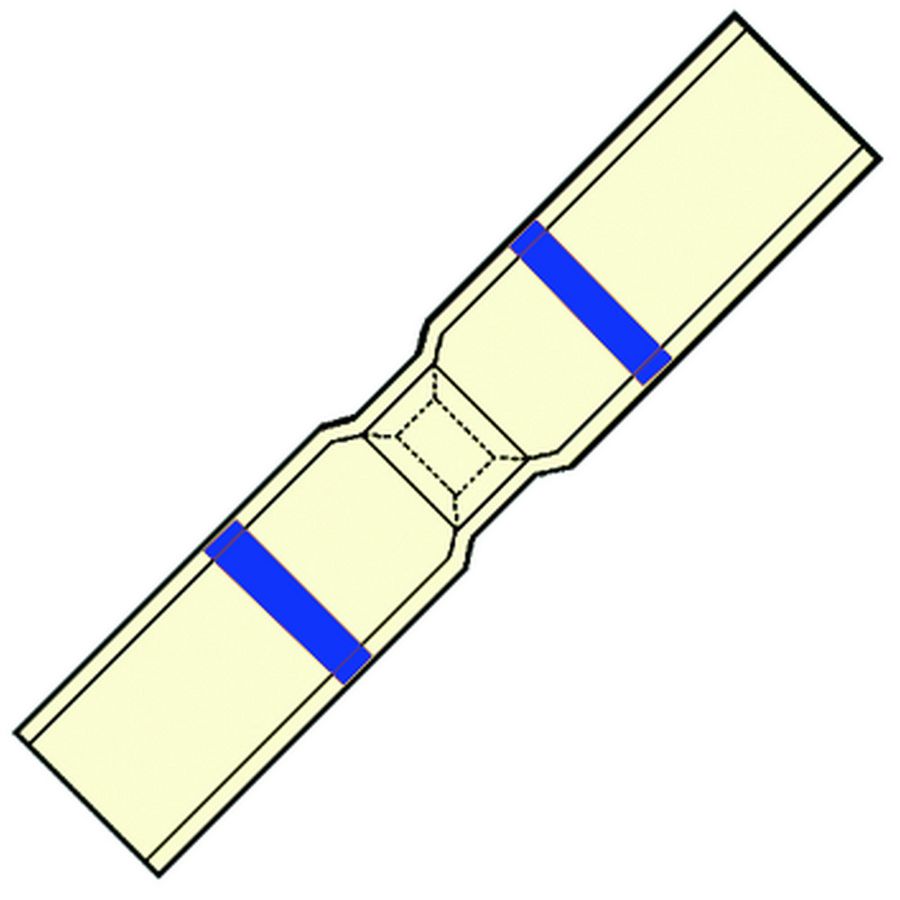 Kist a 50st. Waterdichte soldeer Fohnparallelverbinder 2-4mm²
