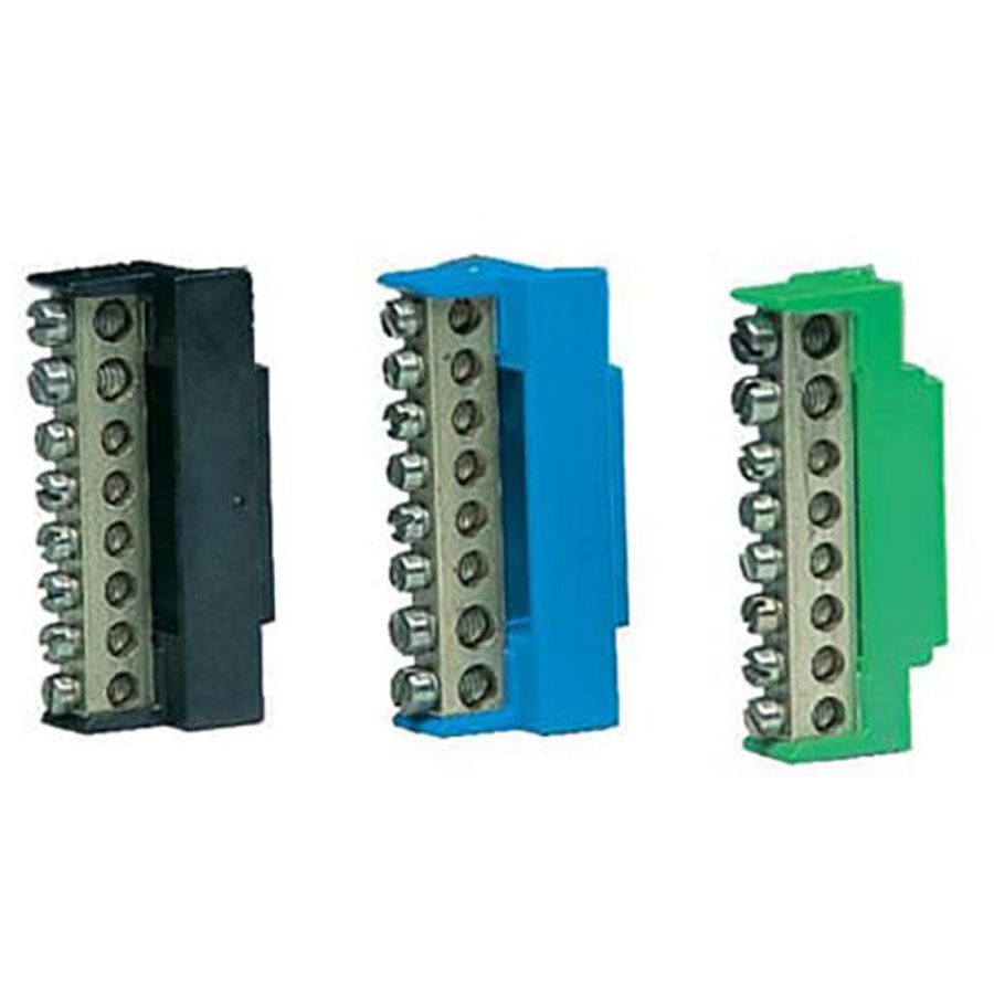 Kamrail zwart 6x10mm en 2x16mm VVE=4