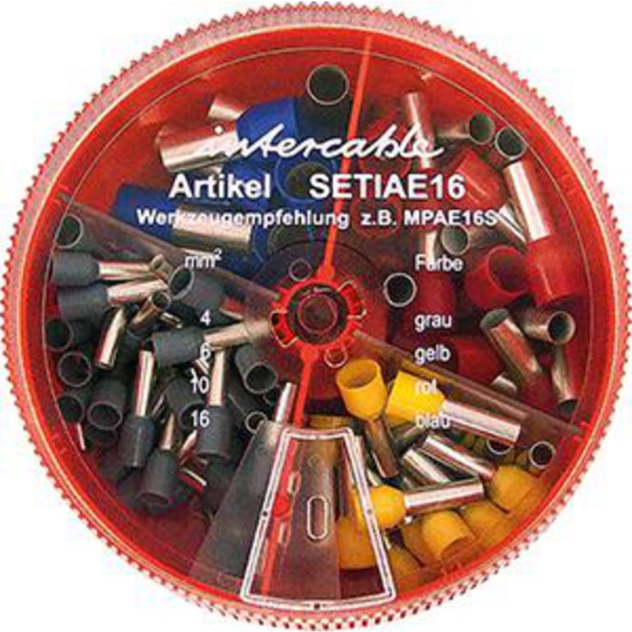 Strooidoos met geisoleerde adereindhulzen 4-16mm²