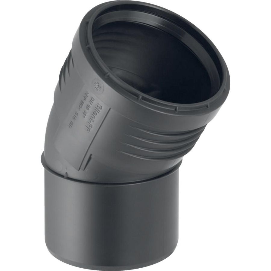 Silent-PP bocht 30° d=Ø125mm VVE=10
