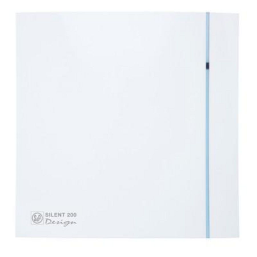 Badkamerventilator SILENT-200CRZ DESIGN-3C 120mm m. timer