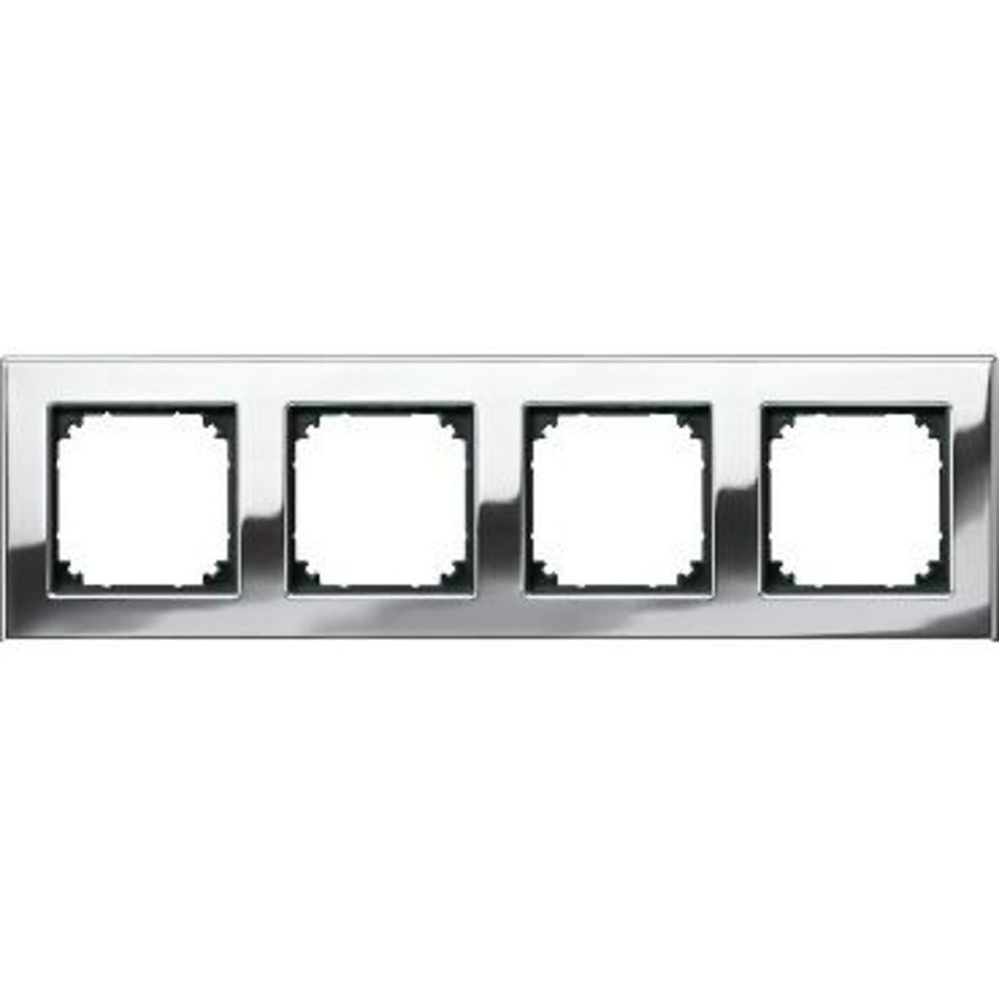 Afdekraam-M-Elegance-4-voudig-Metaal-Chroom