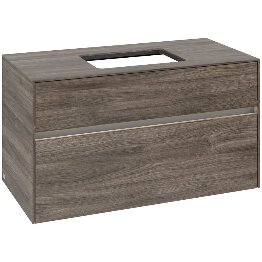 Wastafelonderkast Collaro 1000x548x500mm Sto.Oak C109B0RK
