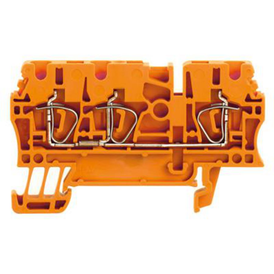 Doorvoerklem oranje 2.5mm2 1636790000 VVE=100