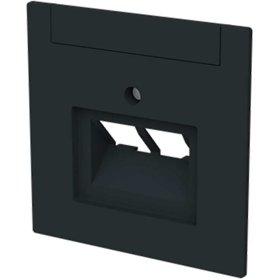 Centraalplaat voor datadoos 2 x RJ45 art-matzwart (1803-02-45M)