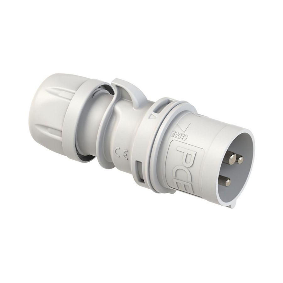 CEE-stekker / contactstop 16A 3p 50V Overig 1h grijs IP44 Shark VVE=10