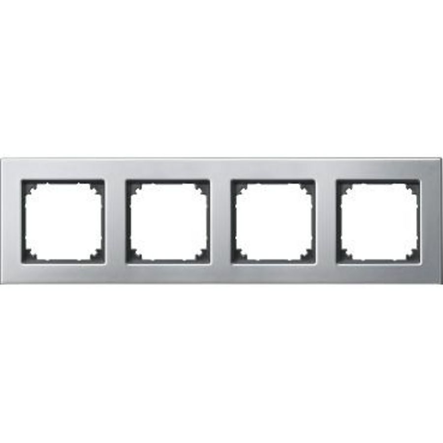 Afdekraam-M-Elegance-4-voudig-Metaal-Platinumzilver