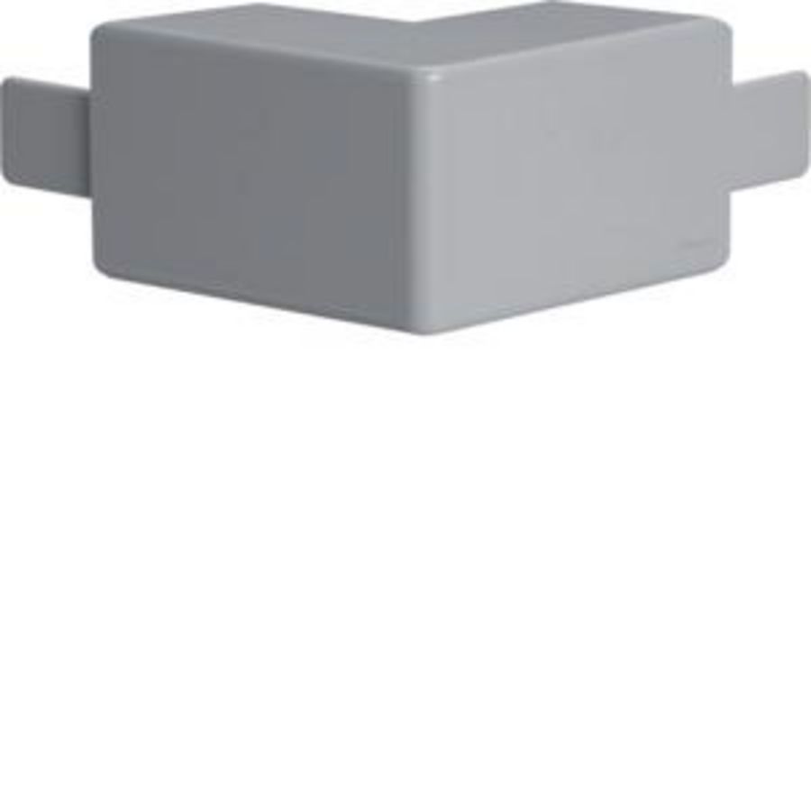LF, buitenhoek voor goot 40x40 mm, grijs Hager
