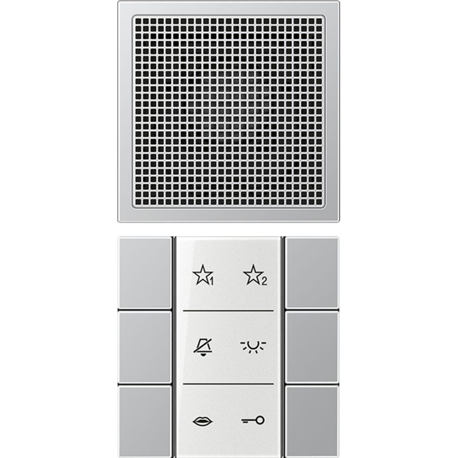 Audio binnenstation modulair LS alu