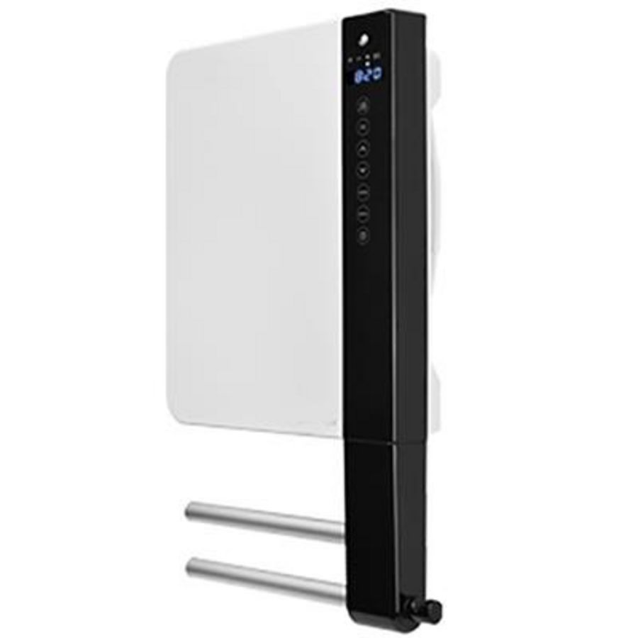 Elektr. badkamer ventilatorkachel / fan heater WINDY-2B 1000W/1800W met handdoekbeugel
