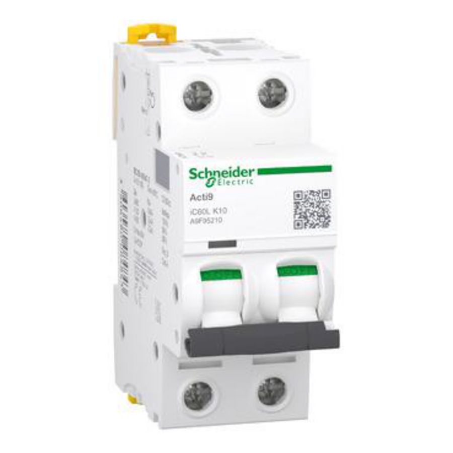 Installatieautomaat 2-polig In= 10A K-karakteristiek iC60L