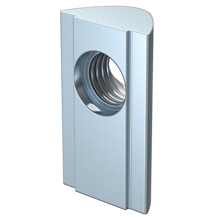 Gleufmoer M8 industiezuil 23x13,3x7,5 staal verzinkt VVE=10