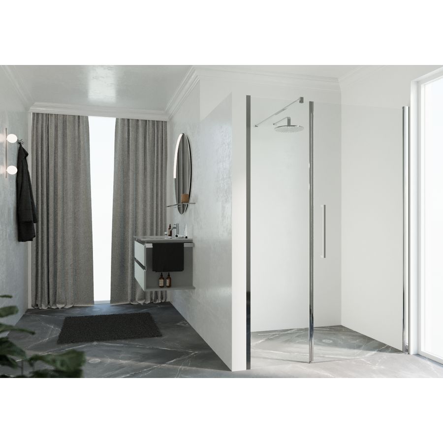 Deur Young Plus Gfl 103 VeR103-107Cm Helder Glas Chroom