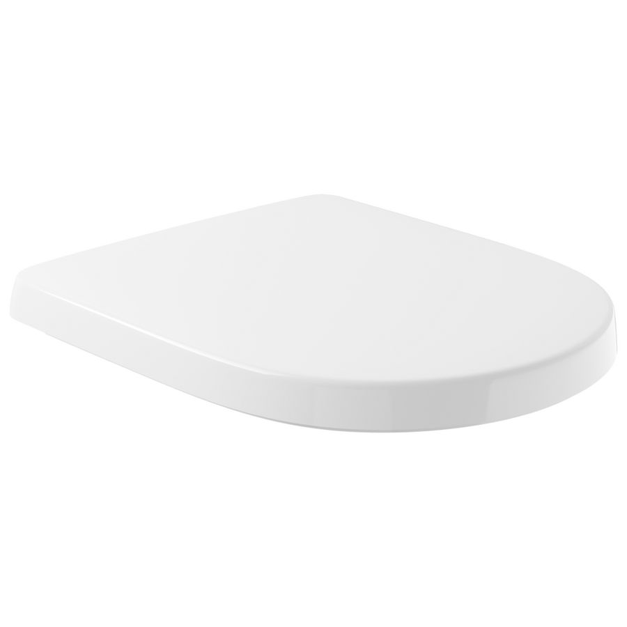 O.novo closetzitting met deksel wit quick release softclse